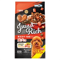 じゅわリッチ 黒毛和牛・地鶏入り 1.7kg サンライズ sunrise マルカン(成犬用)