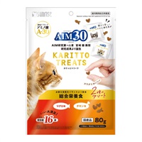 AIM30 カリッとトリーツ 80g サンライズ sunrise マルカン(2種のアソート/総合栄養食/マグロ味＆チキン味)