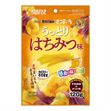 ゴン太の素材の旨み さつまいも うっとりはちみつ味 120g サンライズ SUNRISE マルカン