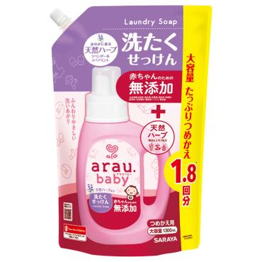 アラウ.ベビー 洗濯用せっけん詰替 大容量　1300ml