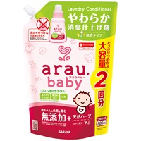 アラウ.ベビー やわらか消臭仕上げ剤 無香タイプ つめかえ用 880ml(4973512259487)