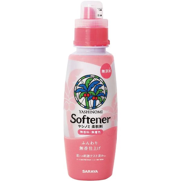 サラヤ　ヤシノミ　洗剤　柔軟剤　本体　無添加　皮膚科医　推奨 ヤシノミ柔軟剤 520ml ヤシノミ YASHINOMI サラヤ | イオン