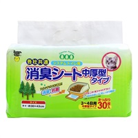 システムトイレ用 消臭シート 中厚型タイプ 30枚 スーパーキャット(中厚型タイプ/30枚)