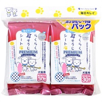 らくらく 耳そうじシート 30枚×2個パック スーパーキャット(30枚×2個パック)