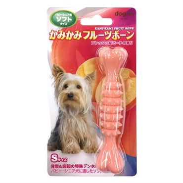 かみかみ フルーツボーン ピーチ パピー・シニア用ソフトタイプ S スーパーキャット