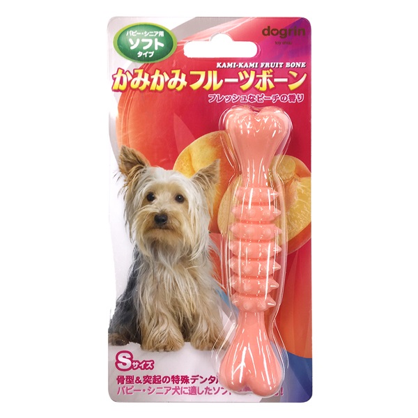 かみかみ フルーツボーン ピーチ パピー・シニア用ソフトタイプ S スーパーキャット(S)