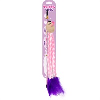 ファーテイルじゃらし ピンク NJ‐06 1本 スーパーキャット(ピンク)