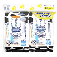 らくらく 歯みがきシート イヤがり 30枚×2個パック スーパーキャット(30枚×2個パック)