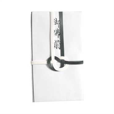 不祝儀袋 東京折 黒白7本 御仏前