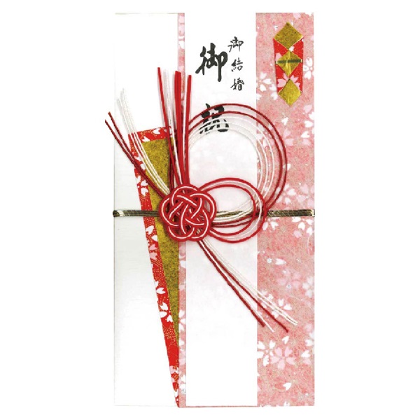 ご祝儀袋 創作飾り 和模様(紅)