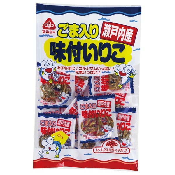 サンコー ごま入り味付き いりこ キッズ おやつ(4973728908278)
