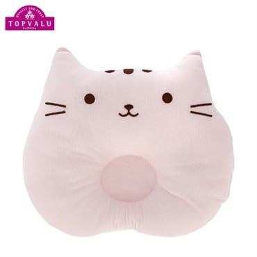 ベビーまくら ベア天竺 ネコ 枕 寝具 トップバリュ