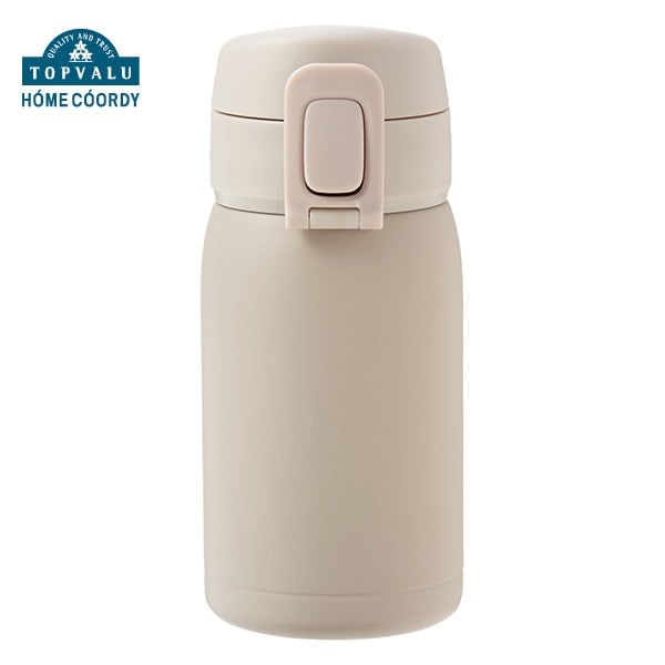 ホームコーディ　ワンタッチマグボトル　水筒　マグボトル(グレージュ-300mL)