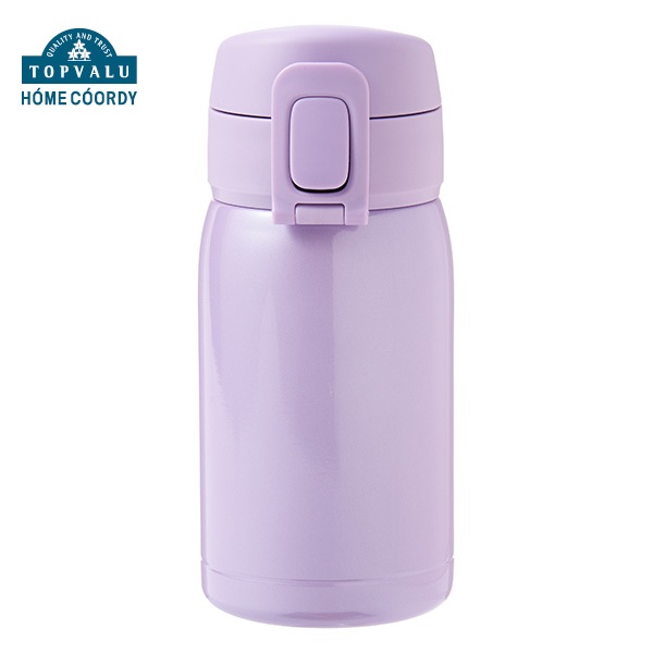 ホームコーディ　ワンタッチマグボトル　水筒　マグボトル(ラベンダー-300mL)