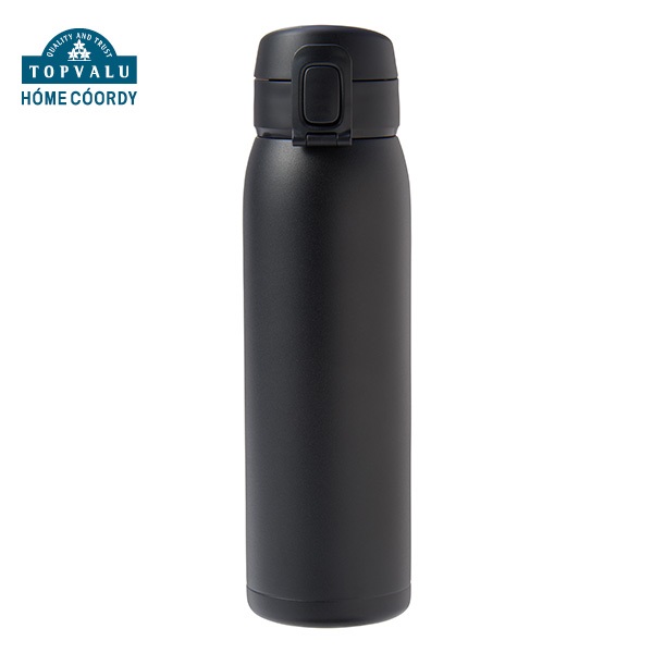 ホームコーディ　ワンタッチマグボトル　水筒　マグボトル(ブラック-650mL)