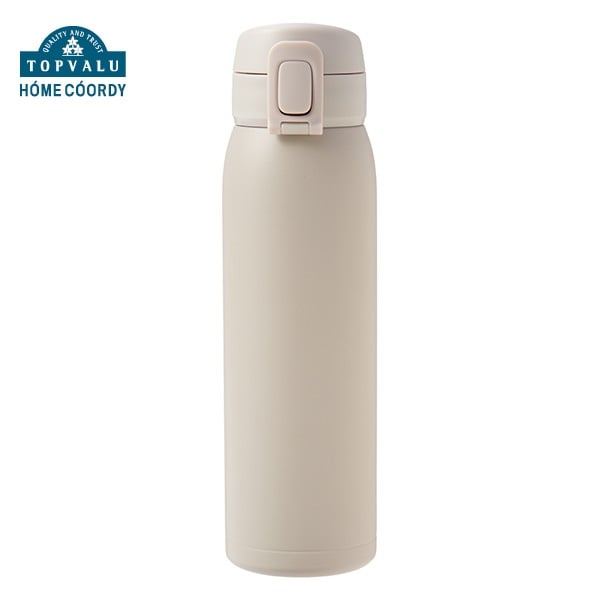 ホームコーディ　ワンタッチマグボトル　水筒　マグボトル(グレージュ-650mL)