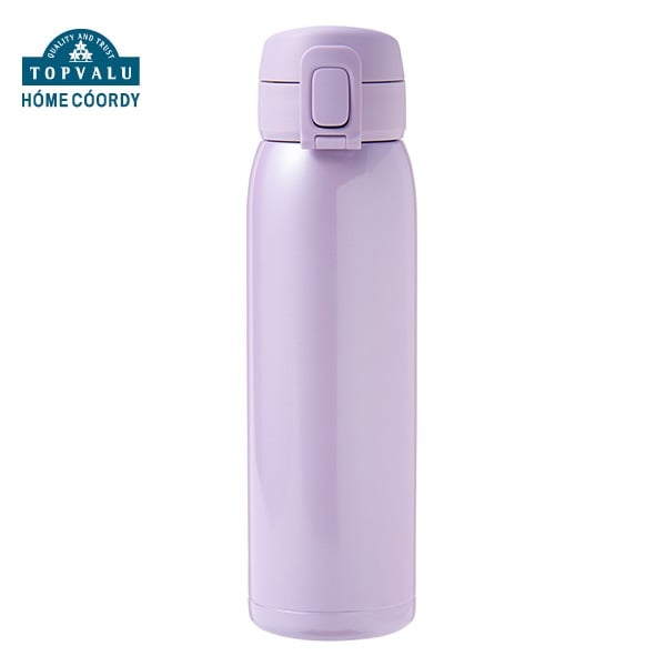 ホームコーディ　ワンタッチマグボトル　水筒　マグボトル(ラベンダー-650mL)