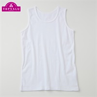 ピースフィットクール コットン タンクトップ トップバリュ キッズ 女の子 100cm-160cm(ホワイト-100cm)