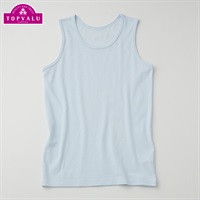ピースフィットクール コットン タンクトップ トップバリュ キッズ 女の子 100cm-160cm(サックス-100cm)
