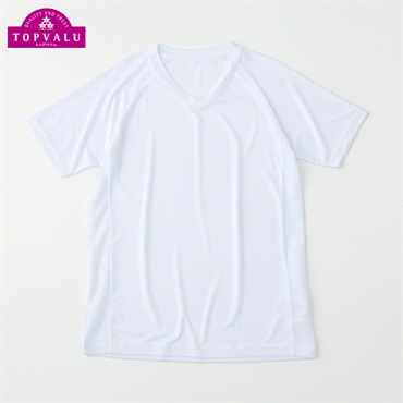 ピースフィットクール　スポーツ VネックTシャツ トップバリュ 男の子 キッズ 130cm-160cm