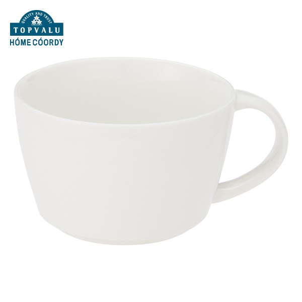 ホームコーディ　スープマグ 400mL　白磁(400mL)