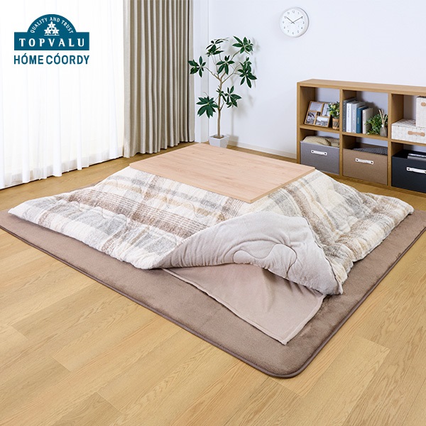 円形こたつ 70cm ナチュラル　ホームコーディ　イオン ホームコーディ 丸型リビングこたつ | イオンスタイルオンライン 衣料