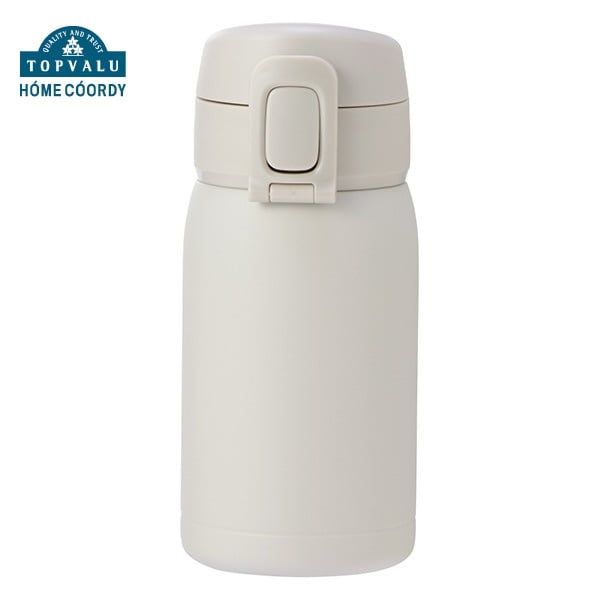 ホームコーディ　ワンタッチマグボトル　水筒　マグボトル(グレージュ-300mL)