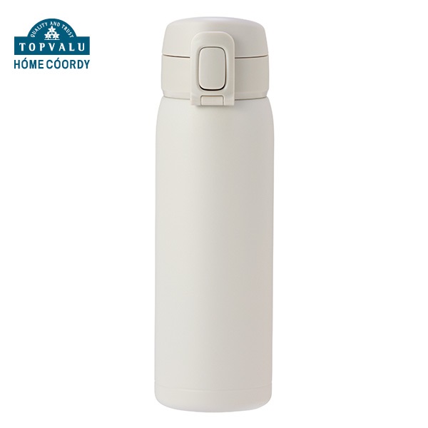 ホームコーディ　ワンタッチマグボトル　水筒　マグボトル(グレージュ-500mL)