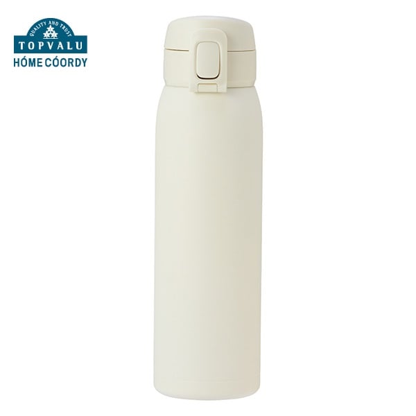 ホームコーディ　ワンタッチマグボトル　水筒　マグボトル(アイボリー-650mL)