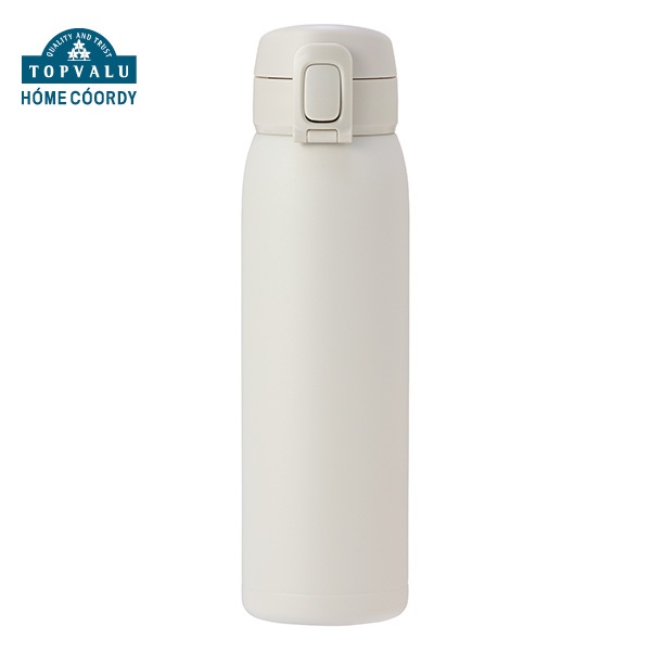 ホームコーディ　ワンタッチマグボトル　水筒　マグボトル(グレージュ-650mL)