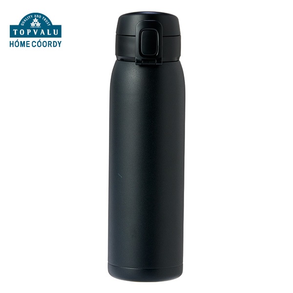 ホームコーディ　ワンタッチマグボトル　水筒　マグボトル(ブラック-650mL)