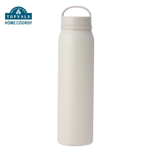 ホームコーディ　テフロン™加工ハンドル付きマグボトル(グレージュ-1000mL)
