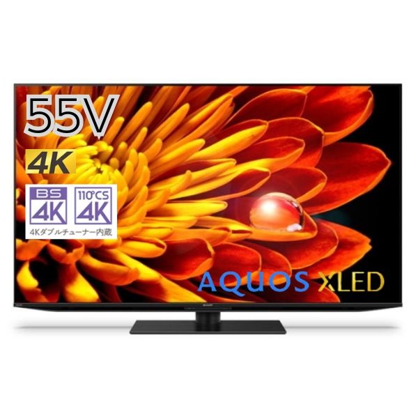 シャープ 55V4KミニLED液晶テレビ 4TC55EP1【玄関先お届け商品