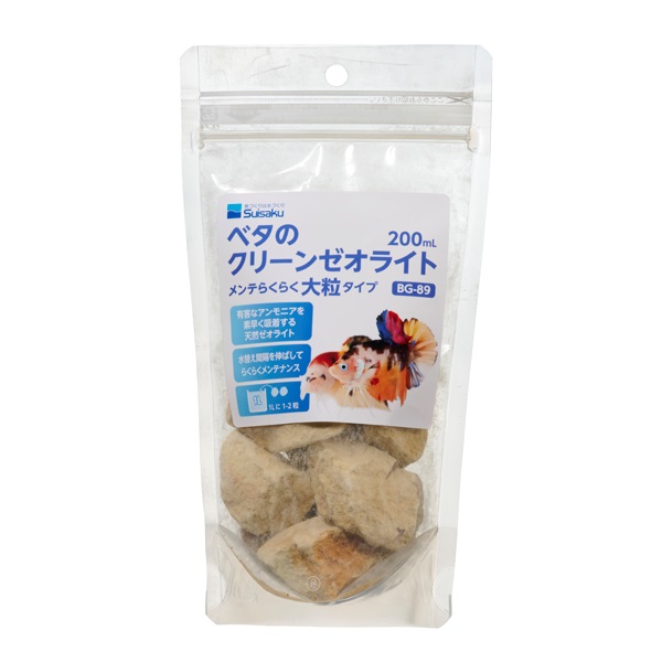 ベタのクリーンゼオライト 大粒 200ml Suisaku 水作(200ml)