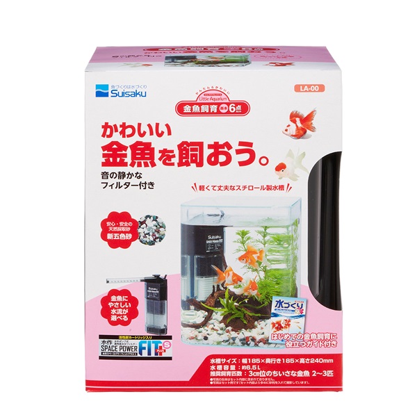 リトルアクアリウム 金魚飼育 基本6点セット Suisaku 水作 | イオン