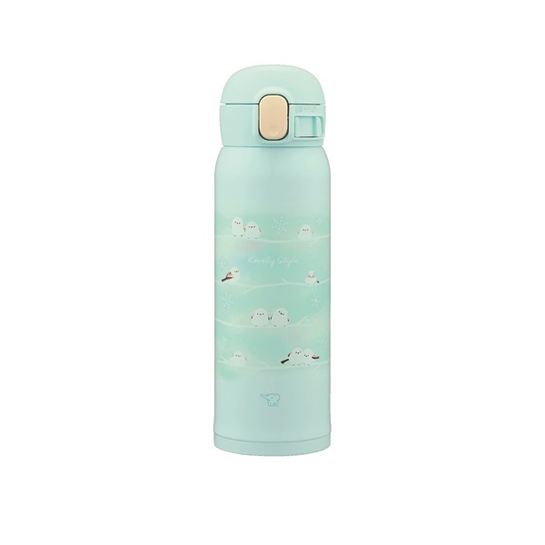 象印　 シームレス　ステンレスマグ　SM－WJ48　480ml(シマエナガグリーン)