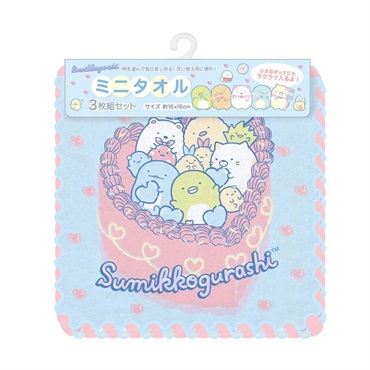 すみっコぐらし スミッコ3枚組ミニタオル 4974413900225 新入園入学