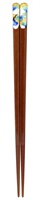 石井商店　天然木　錦彩箸　２３ｃｍ(黄花)