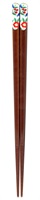 石井商店　天然木　錦彩箸　２３ｃｍ(銀彩)