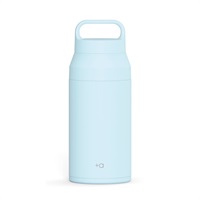 プラスエー ハンドル付きステンレスボトル(パウダーブルー-0.35L)
