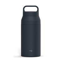 プラスエー ハンドル付きステンレスボトル(ブラック-0.35L)