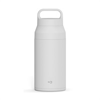 プラスエー ハンドル付きステンレスボトル(ライトグレー-0.35L)