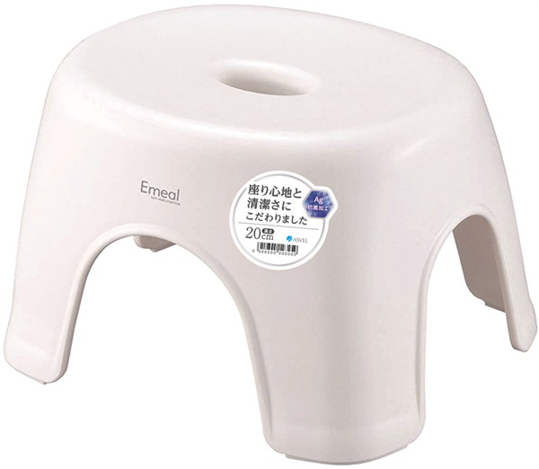 アスベル　Emeal　風呂イス　20cm(ホワイト)