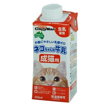 キャティーマン ネコちゃんの牛乳 成猫用 200ml CattyMan ドギーマンハヤシ