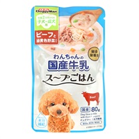 【ykcomページ】ぎゅうぎゅうワンちゃんズ ドギーマンハヤシ わんちゃんの国産牛乳 スープごはん ビーフと