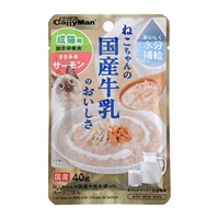 キャティーマン 猫ちゃんの国産牛乳を使ったスープごはん ささみ&サーモン 成猫用 40g CattyMan ドギーマンハヤシ(40g)