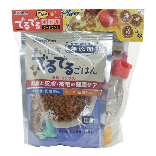 キャティーマン にゃんこのでるでるボトル フードセット 1セット CattyMan ドギーマンハヤシ(1セット)