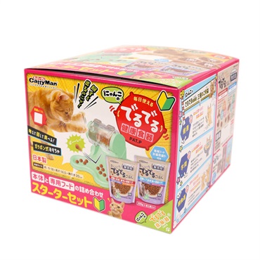 にゃんこのでるでる自飯器 スターターセット 専用フード2個入り 1セット キャティーマン CattyMan ドギーマンハヤシ