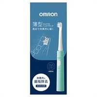オムロン 音波式電動歯ブラシ 乾電池式 グリーン HT-B2160-G OMRON