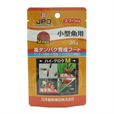 高タンパク育成フード ハイ・グロウ M 20g JPD ニチドウ
